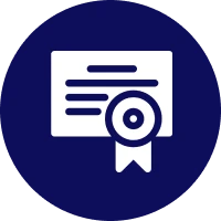 Diploma symbol with seal